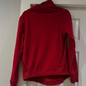 Athleta Red Cowl Neck Sweatshirt size XS